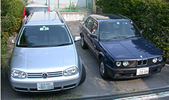 GolfとBMW